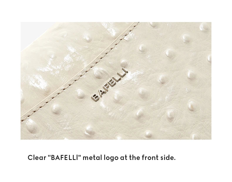 BAFELLI 2025 WOMEN'S NEW HANDBAG SADDLE ORIGINAL LUXURY DESIGNER BRAND EVENING BAGS SHOULDER FASHION FEMALE PURSE CROSSBODY