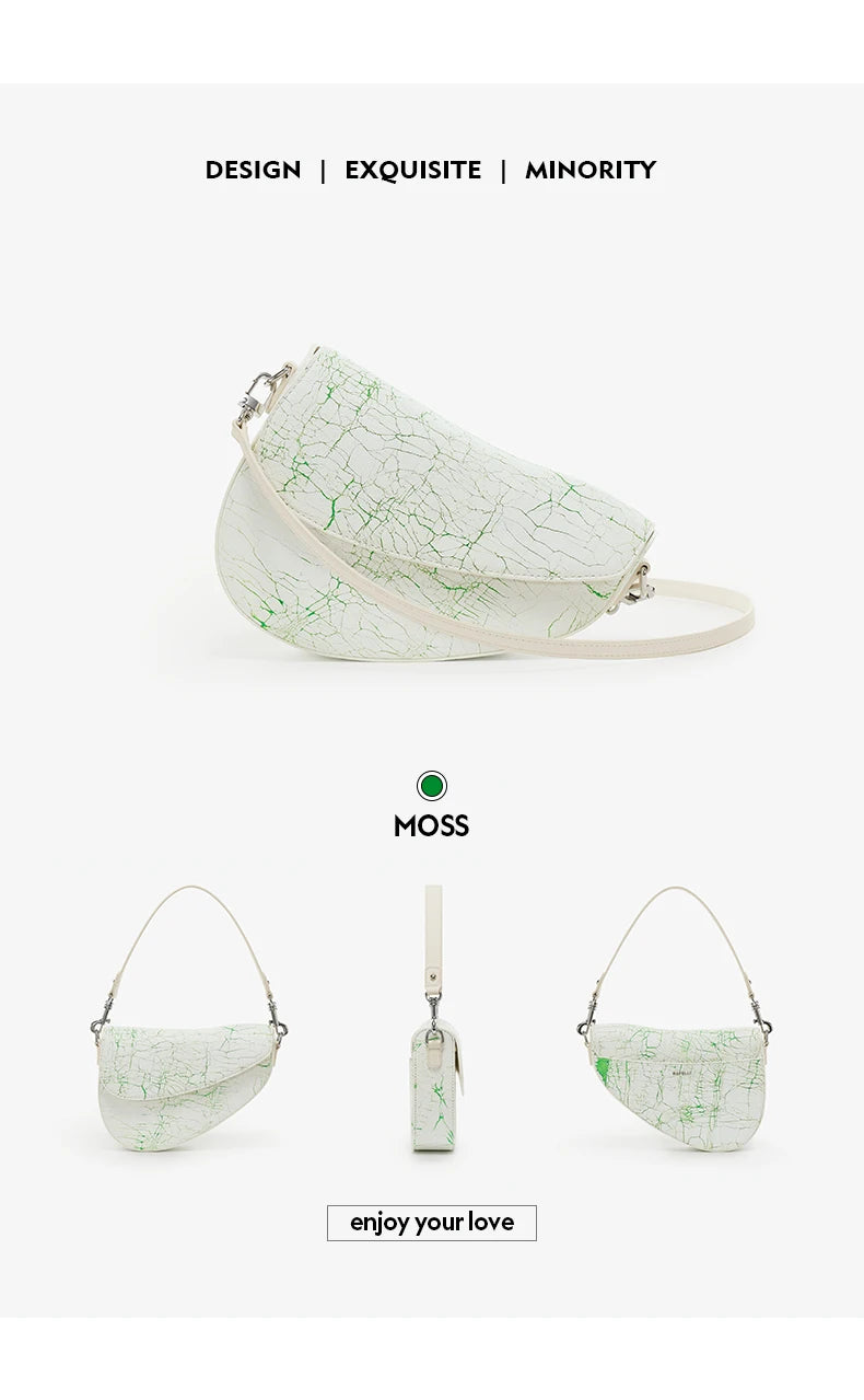 BAFELLI 2025 WOMEN'S NEW HANDBAG SADDLE ORIGINAL LUXURY DESIGNER BRAND EVENING BAGS SHOULDER FASHION FEMALE PURSE CROSSBODY