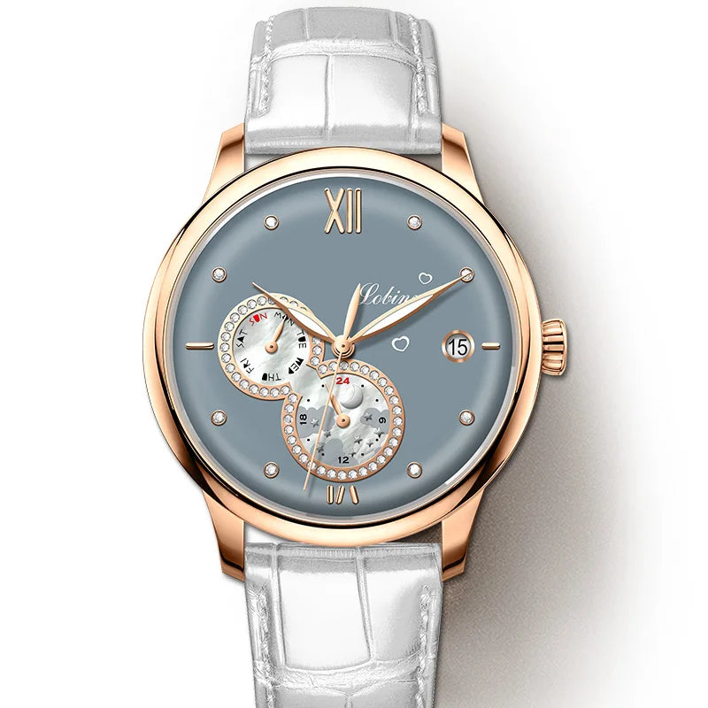 Lobinni 2021 Luxury Women Watches Top Brand  Automatic Mechanical Watch Waterproof Ladies Bracelet Wristwatch Female Clock