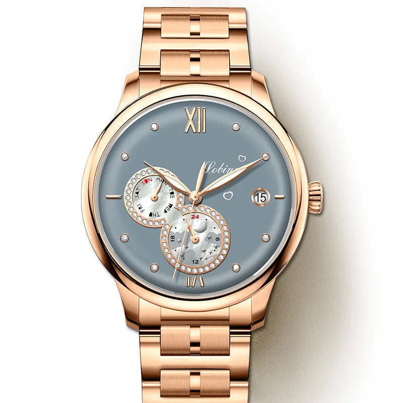 Lobinni 2021 Luxury Women Watches Top Brand  Automatic Mechanical Watch Waterproof Ladies Bracelet Wristwatch Female Clock