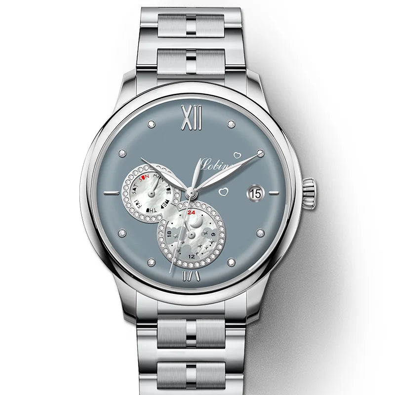 Lobinni 2021 Luxury Women Watches Top Brand  Automatic Mechanical Watch Waterproof Ladies Bracelet Wristwatch Female Clock