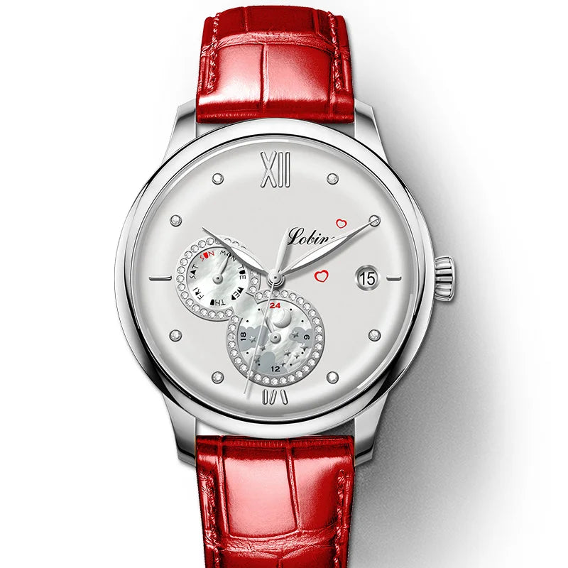 Lobinni 2021 Luxury Women Watches Top Brand  Automatic Mechanical Watch Waterproof Ladies Bracelet Wristwatch Female Clock