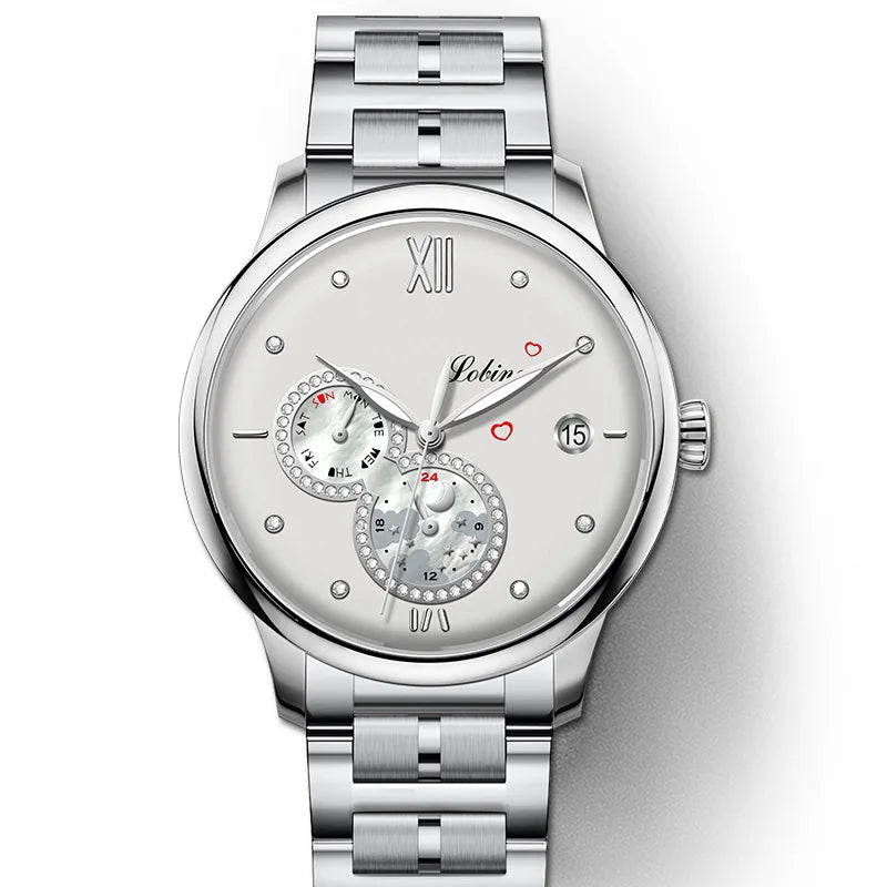 Lobinni 2021 Luxury Women Watches Top Brand  Automatic Mechanical Watch Waterproof Ladies Bracelet Wristwatch Female Clock