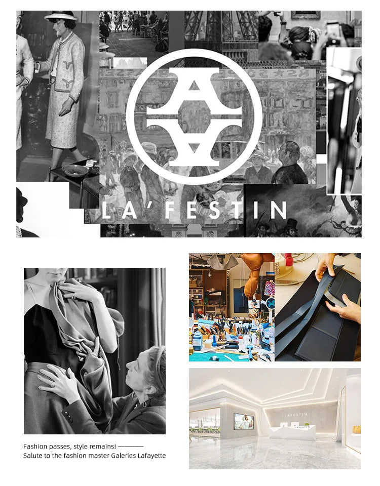 LA FESTIN Original 2025 New Tote Bag for Women Handbag Fashion Shoulder Crossbody Bag Large Capacity Bag Luxury Brand Bag