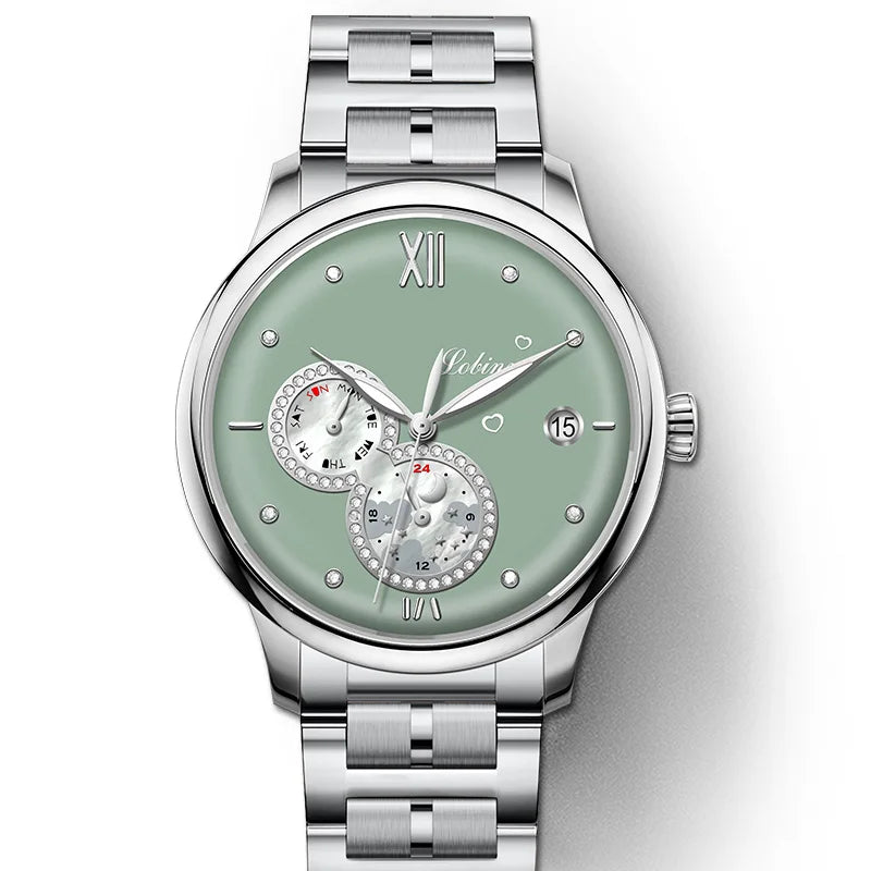 Lobinni 2021 Luxury Women Watches Top Brand  Automatic Mechanical Watch Waterproof Ladies Bracelet Wristwatch Female Clock