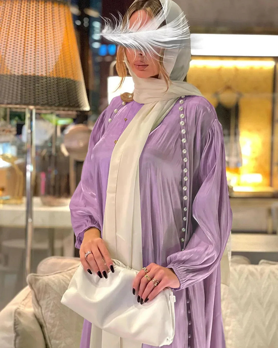 2025 Caftan Muslim Abaya Women Dress 2 Piece Set Abayas Gowns Dubai Arabic Silk Satin Kimono Cardigan Robe Outwear Autumn