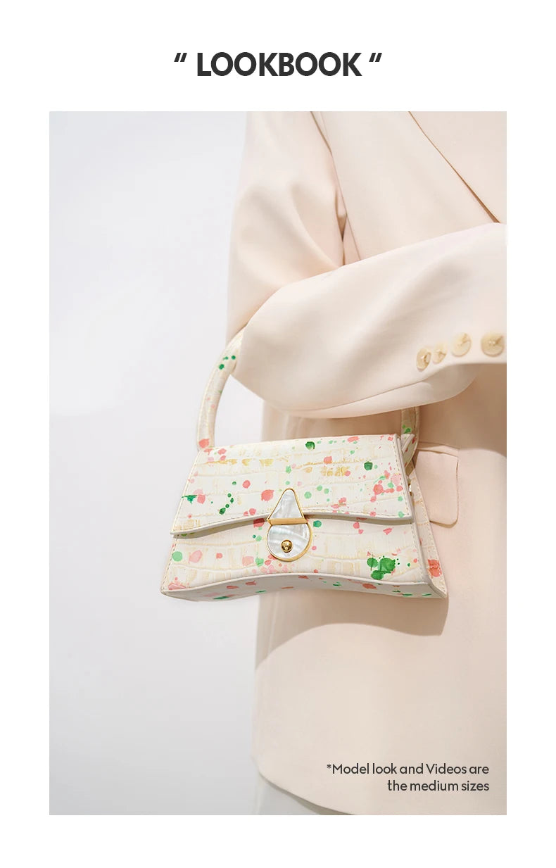 2025 WOMEN'S NEW BAG CASUAL FASHION LUXURY ORIGINAL STYLISH GENUINE LEATHER HANDBAG SHOULDER PURSE DESIGNER FEMALE K GOLD