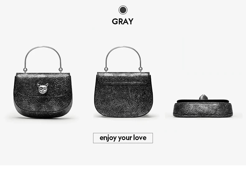 BAFELLI 2025 NEW WOMEN'S HANDBAG CAT EVENING PURSE LUXURY BRAND DESIGNER STYLE FASHION CASUAL CROSSBODAY LEATHER STYLISH