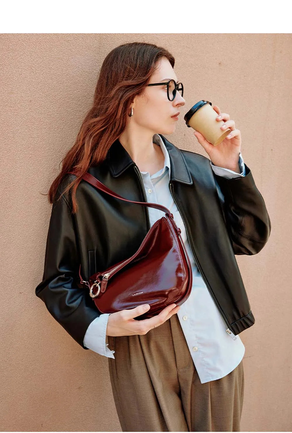 LA FESTIN Original New Shoulder Bag for Women Leather Bag Fashion Crossbody Bag Ladies Handbag Luxury Brand Bag