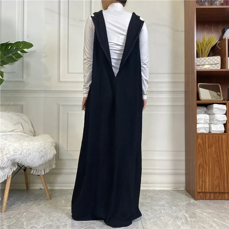 Muslim Fashion Hijab Dubai Abaya Long Dresses Women with Sashes Islam Clothing Abaya African Dresses for Women Musulman Djellaba