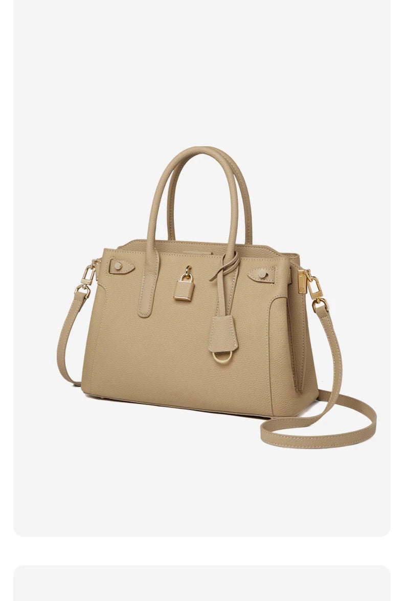 ZOOLER Real Soft Totes Genuine Leather Single Shoulder Bag Cow Skin Women  Milky Purses Quality Handbag Female#HY553