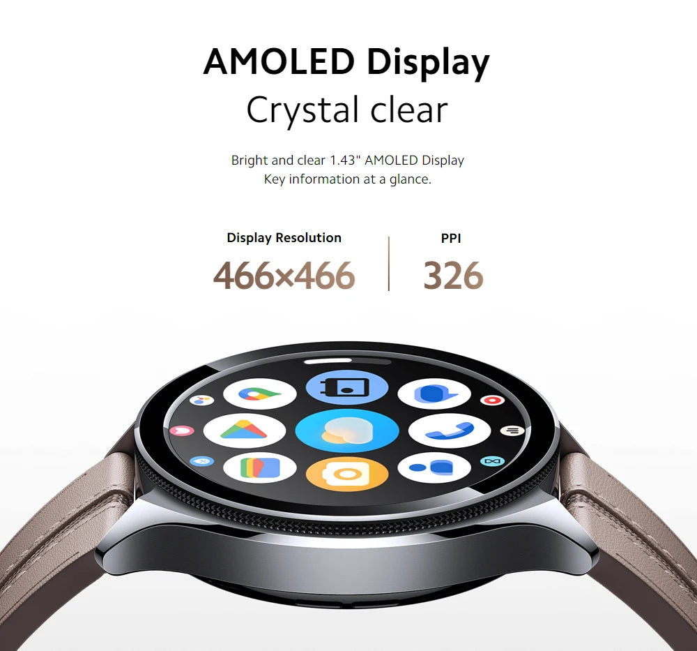 Global Version Xiaomi Watch 2 Pro 1.43" AMOLED Display 150+ Sports Modes Snapdragon W5+ Gen 1 Magnetic Charge Mi Smart Watch