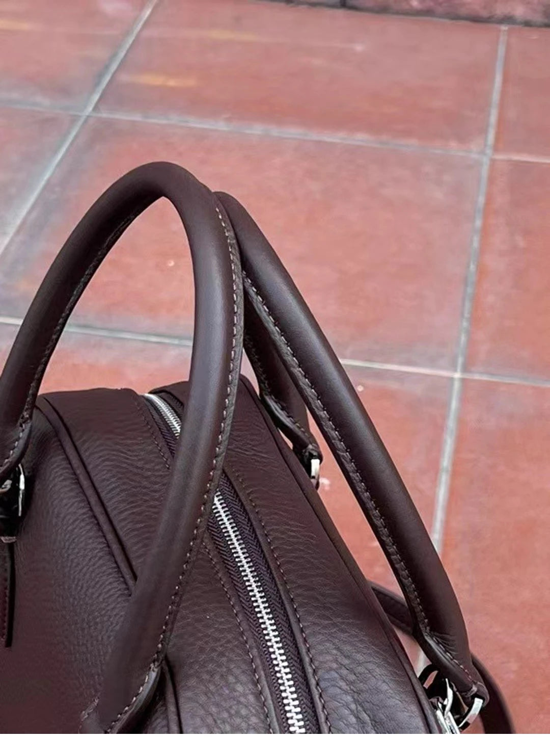 26cm Genuine Leather Handbag With Top Layer Cowhide New Women Shoulder Crossbody Bag Versatile Commuting Soft Texture