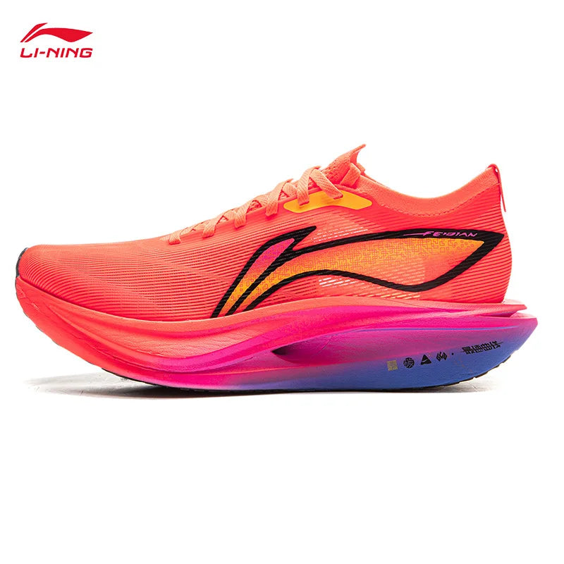 LI-NING Unisex running shoes FEIDIAN 5 ELITE lightweight high rebound Professional Racing Sports Shoes ARMV003