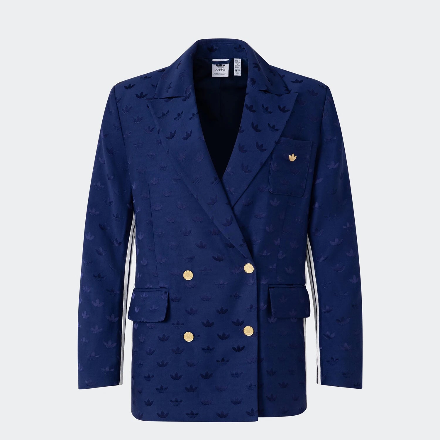 Adidas genuine clover women's casual and fashionable sports suit jacket IX0935