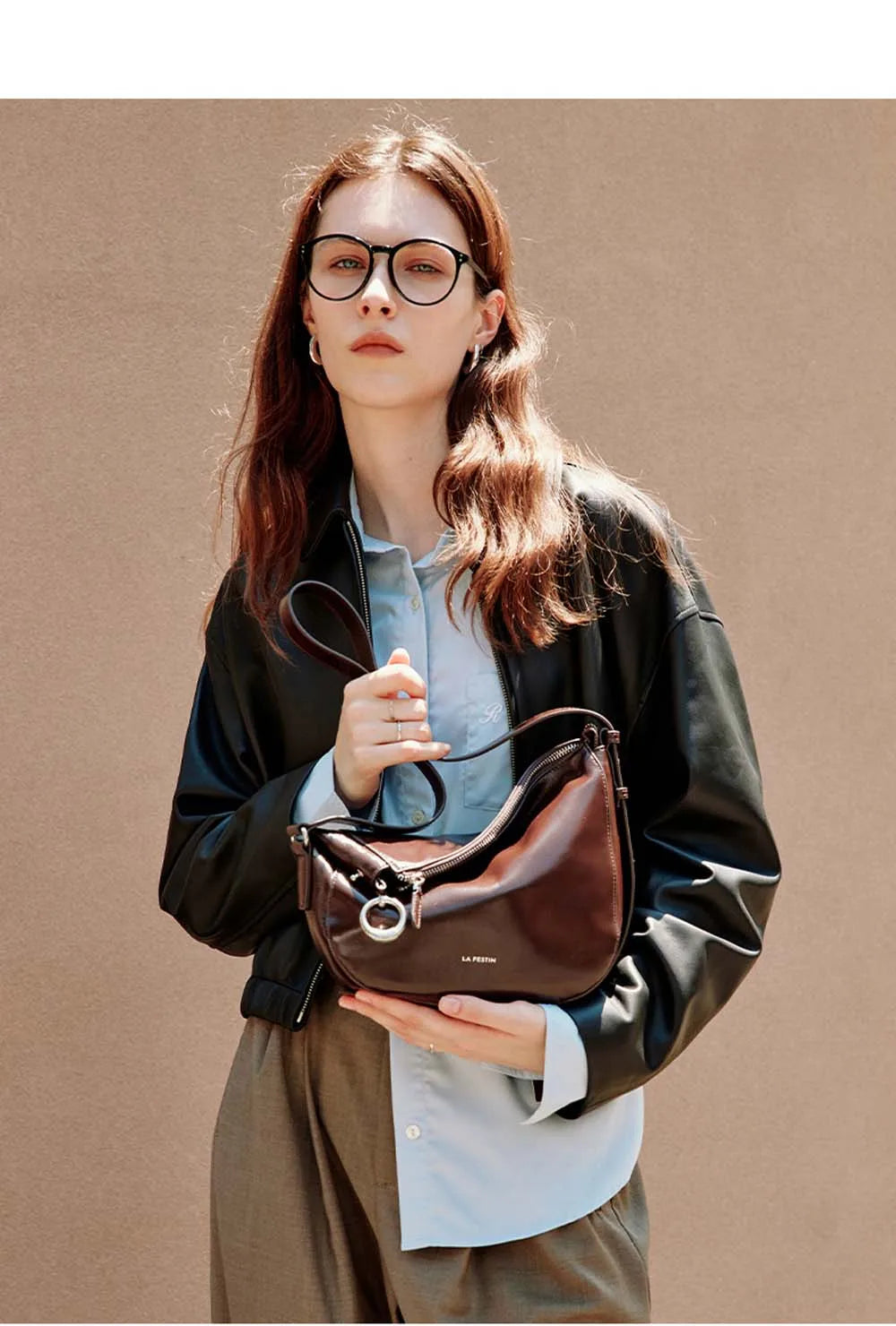 LA FESTIN Original New Shoulder Bag for Women Leather Bag Fashion Crossbody Bag Ladies Handbag Luxury Brand Bag