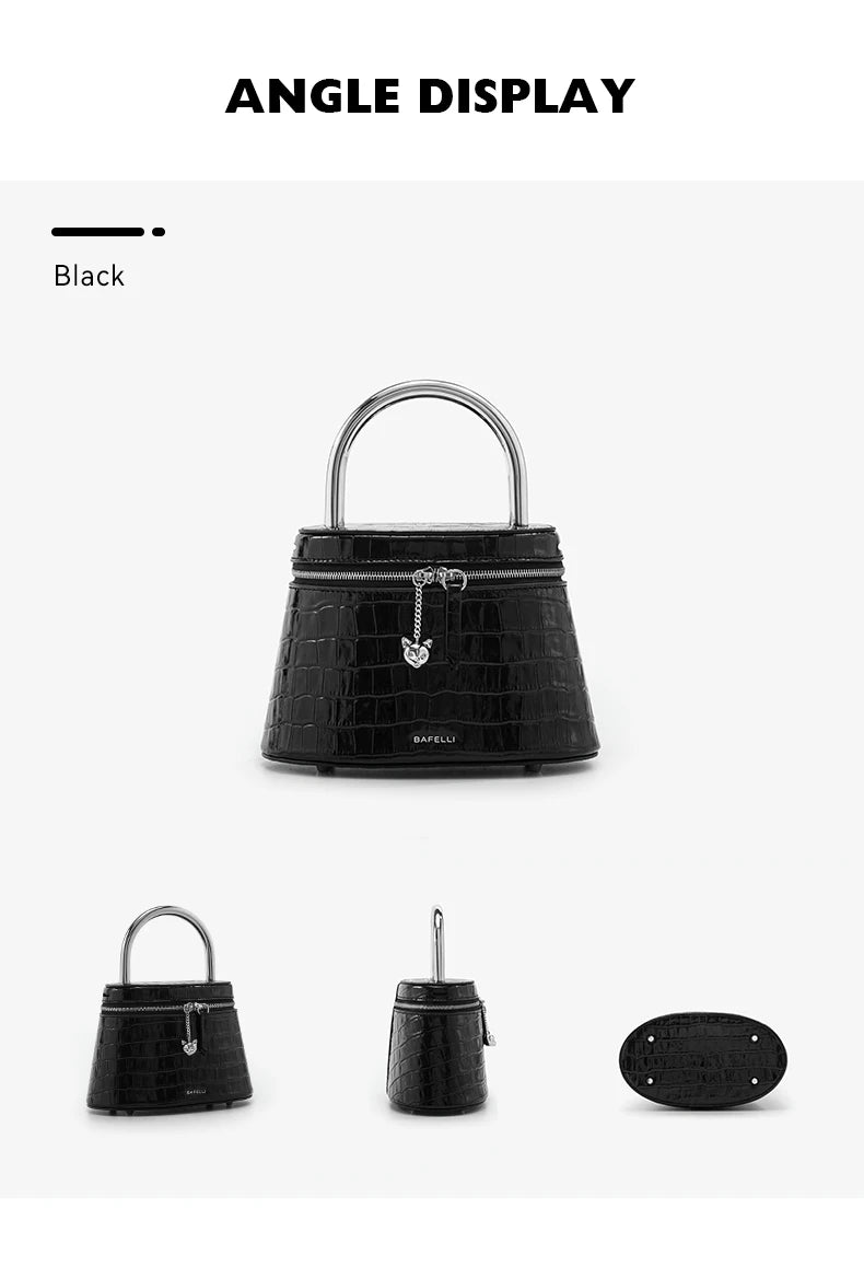 BAFELLI 2025 WOMEN'S NEW EVENING PARTY HANDBAG ORIGINAL DESIGNER FASHION LUXURY BRAND GENUINE LEATHER BAGS CROSSBODY PURSE