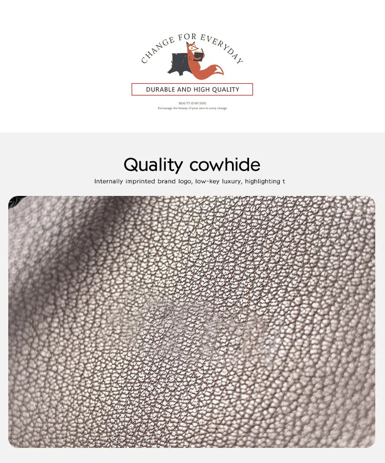 FOXER Brand Stylish Women Cowhide Leather Handbag Female Shoulder Bag Design Luxury Lady Large Capacity Zipper Top-Handle Bags