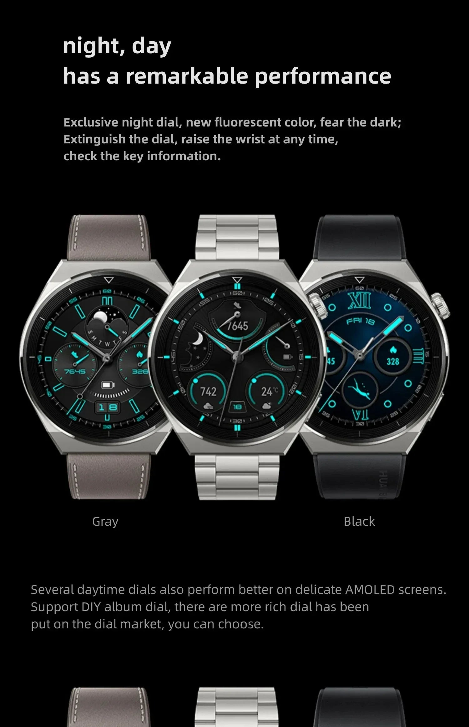 HUAWEI WATCH GT 3 Pro Titanium Body Sapphire Glass Mirror Diving Grade Waterproof 14 Days Long Battery Life Blood Oxygen Monitor