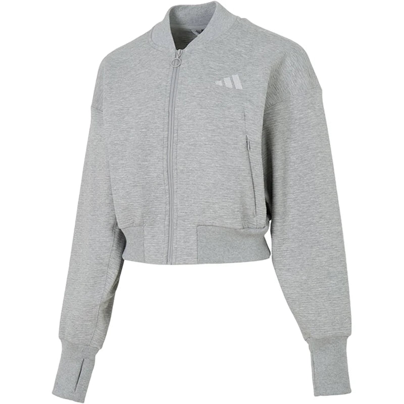 Adidas genuine Autumn New Women's Stand-up Collar Casual Sports Jacket IY6833