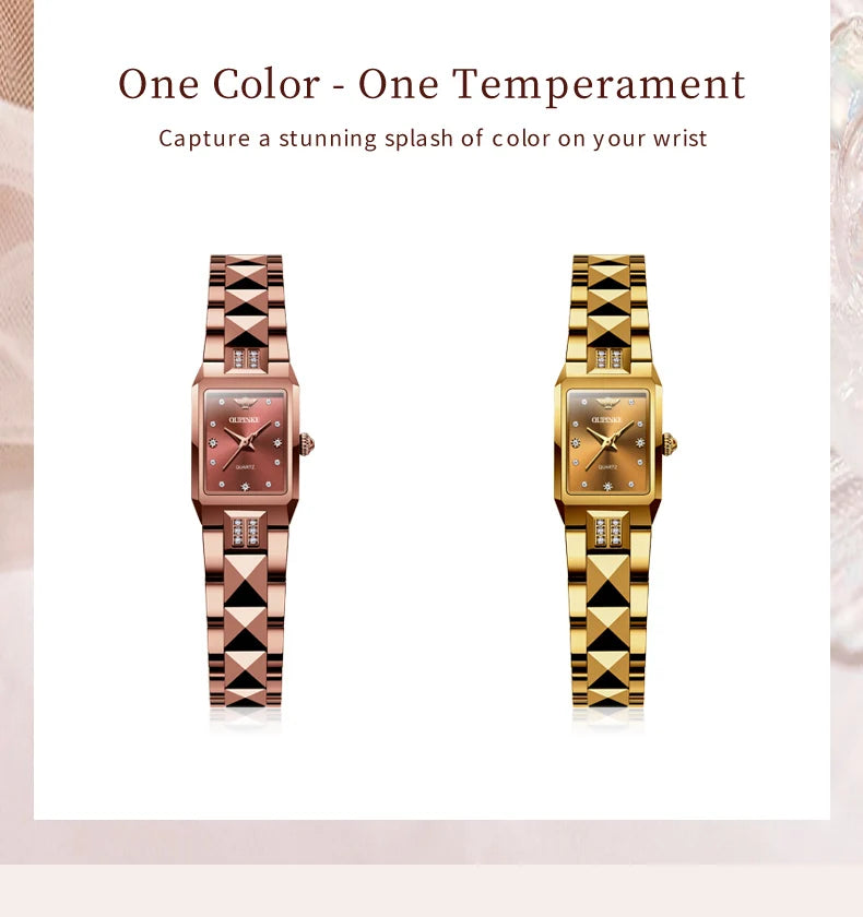 OUPINKE 3246 Japan Movement Automatic Women's Watch Luxury Elegant Diamond Tungsten steel Band Waterproof Wristwatch for Men NEW