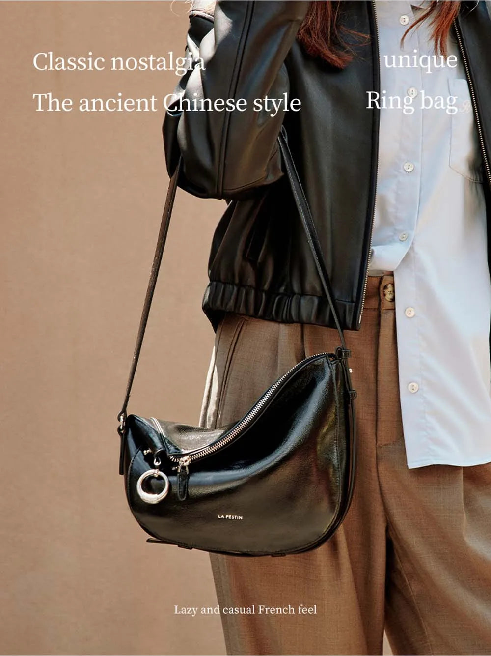 LA FESTIN Original New Shoulder Bag for Women Leather Bag Fashion Crossbody Bag Ladies Handbag Luxury Brand Bag