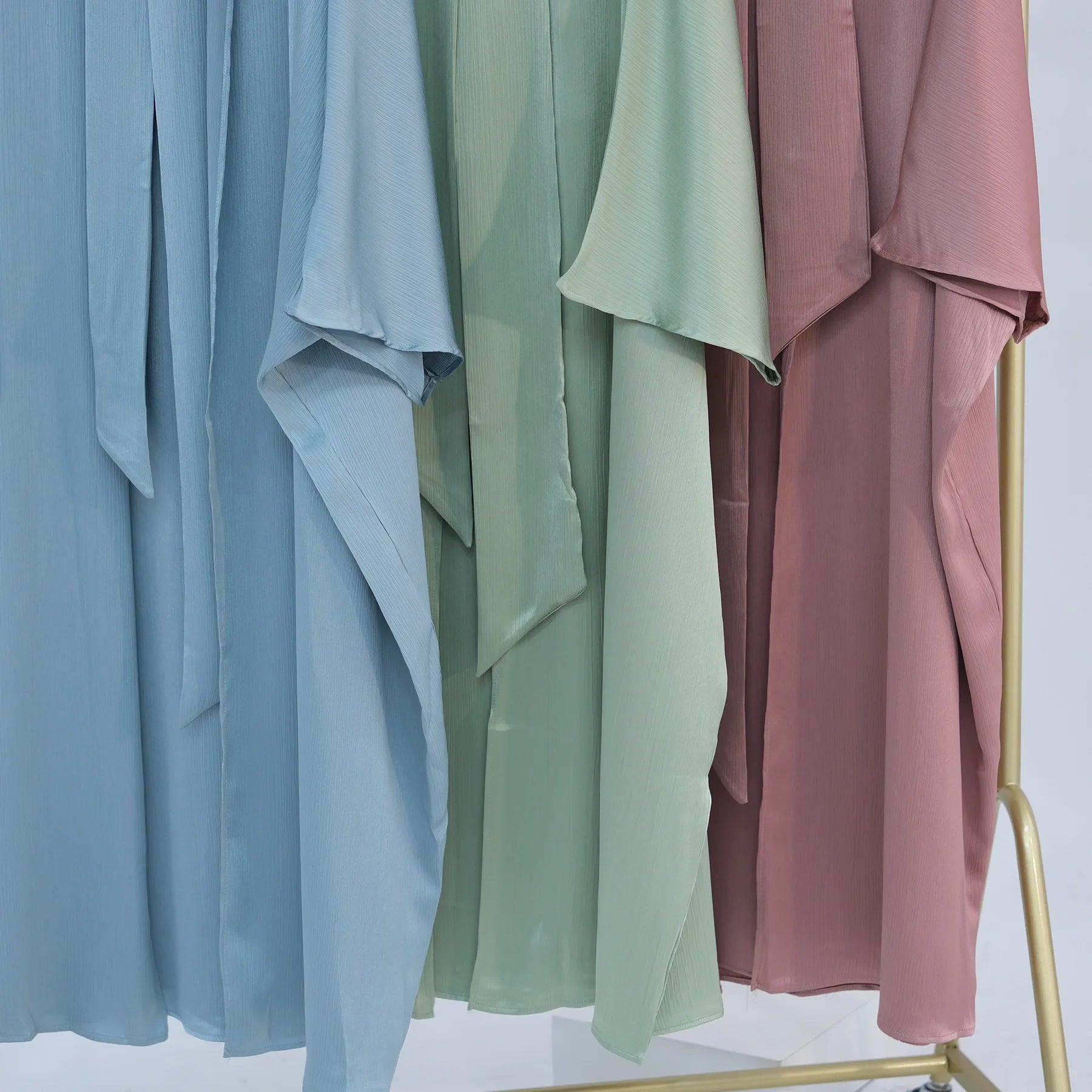 Ramadan Muslim Women 2 Piece Set Party Dresses Abaya Eid Jalabiya Sashes Morocco Dubai Kaftan Cardigan Robe Kimono Kebaya Caftan