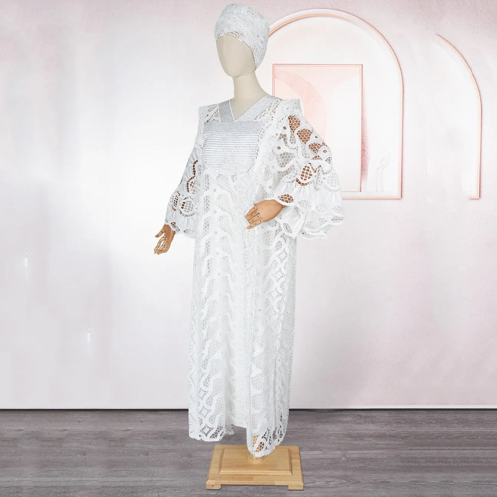 Elegant African Dresses for Woman 2025 New Muslim Fashion Boubou Abayas Robe Dashiki Ankara Outfits Gowns Kaftan Dress Maxi Hot