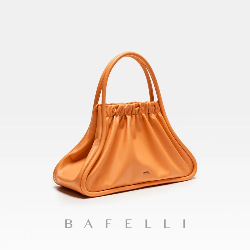BAFELLI 2025 NEW WOMEN'S BAG STYLE GENUINE LEATHER PURSE LUXURY BRAND DESIGNER SHOULDER HANDBAGS QUALITY ORIGINAL TOTE