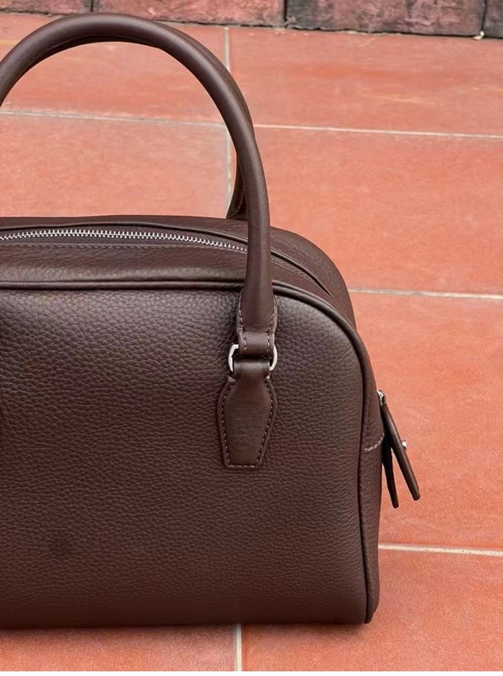 26cm Genuine Leather Handbag With Top Layer Cowhide New Women Shoulder Crossbody Bag Versatile Commuting Soft Texture