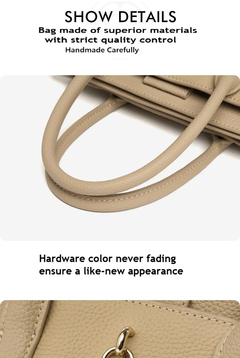 ZOOLER Real Soft Totes Genuine Leather Single Shoulder Bag Cow Skin Women  Milky Purses Quality Handbag Female#HY553