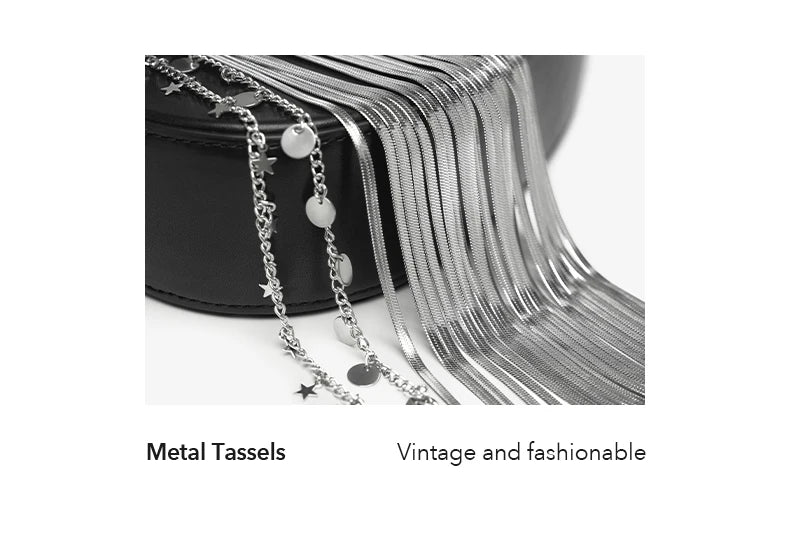 BAFELLI 2025 NEW LUXURY WOMAN BAGS LEATHER STYLISH INDIVIDUALITY FASHION TASSELS PURSE SHOULDER CROSSBODY HANDBAGS FEMALE SADDLE