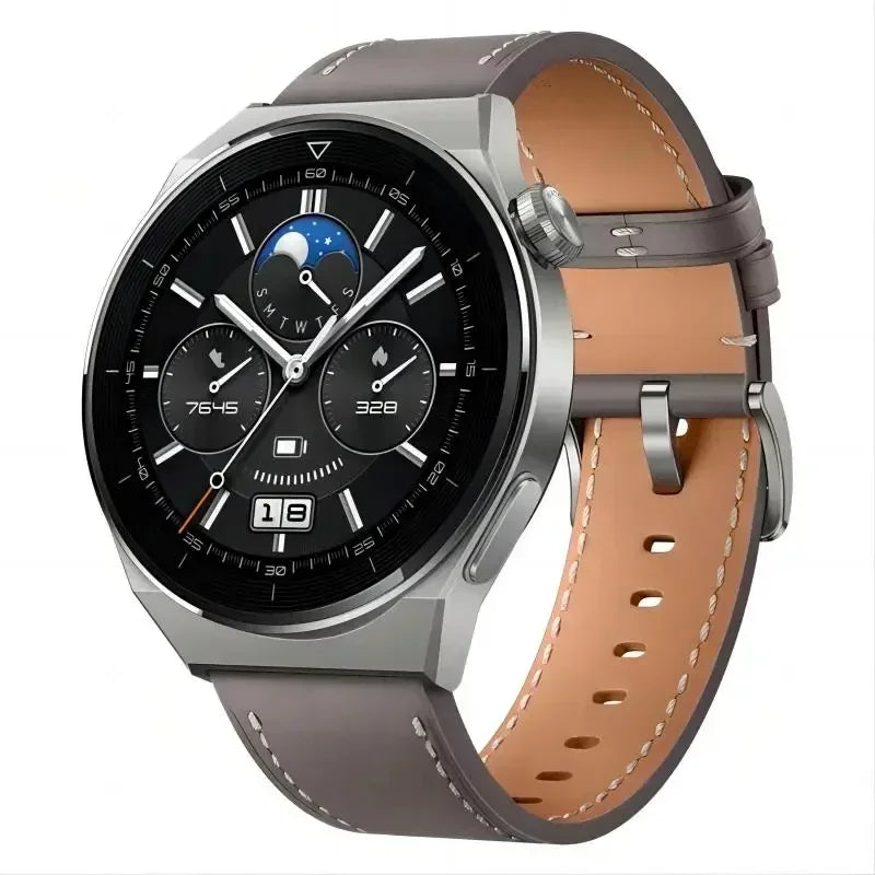 HUAWEI WATCH GT 3 Pro Titanium Body Sapphire Glass Mirror Diving Grade Waterproof 14 Days Long Battery Life Blood Oxygen Monitor