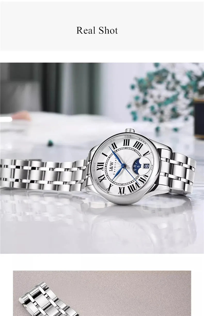 Switzerland Made Watch for Women CARNIVAL Brand Luxury Automatic Mechanical Watches Ladies Fashion Waterproof 2025 Reloj Mujer