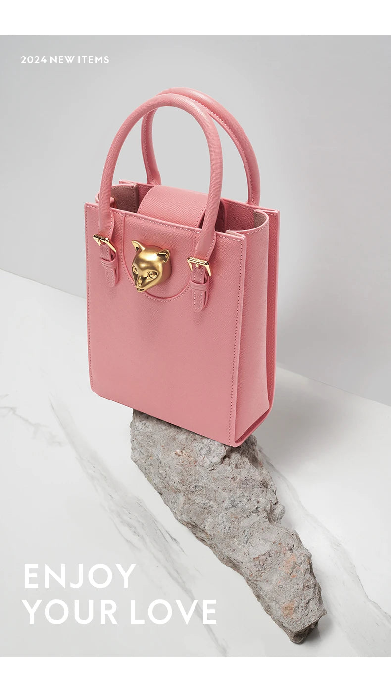 BAFELLI 2025 NEW WOMEN'S HANDBAG CAT LUXURY BRAND DESIGNER ORIGINAL STYLE TRENDING SHOULDER CASUAL BAGS MINI TOTE CROSSBODY