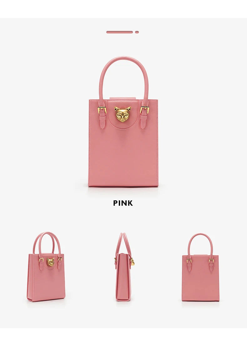 BAFELLI 2025 NEW WOMEN'S HANDBAG CAT LUXURY BRAND DESIGNER ORIGINAL STYLE TRENDING SHOULDER CASUAL BAGS MINI TOTE CROSSBODY