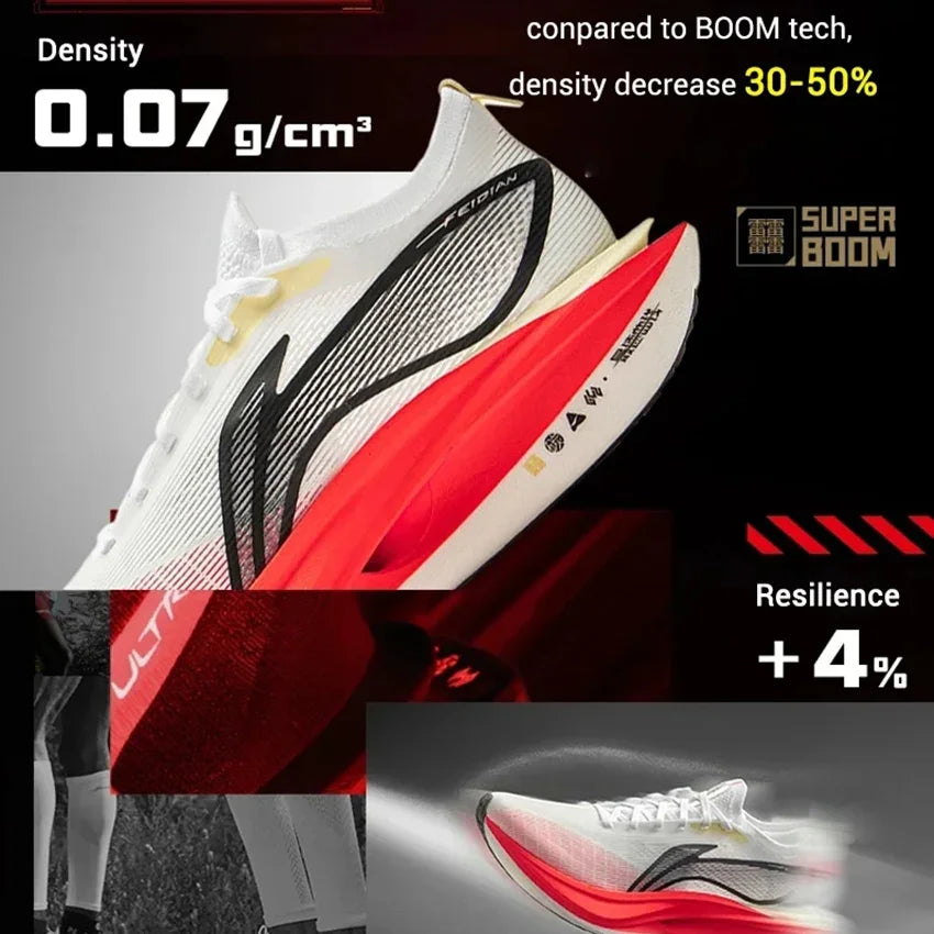 LI-NING Unisex running shoes FEIDIAN 5 ELITE lightweight high rebound Professional Racing Sports Shoes ARMV003