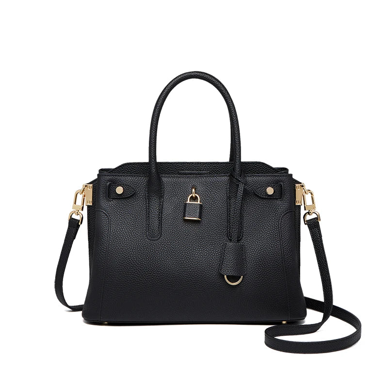 ZOOLER Real Soft Totes Genuine Leather Single Shoulder Bag Cow Skin Women  Milky Purses Quality Handbag Female#HY553