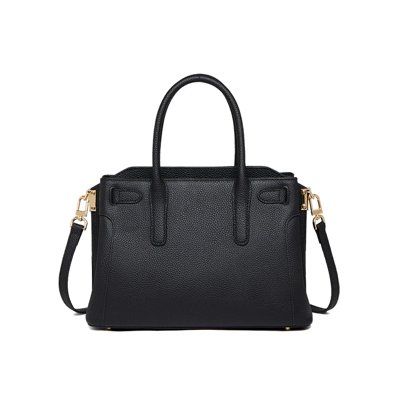 ZOOLER Real Soft Totes Genuine Leather Single Shoulder Bag Cow Skin Women  Milky Purses Quality Handbag Female#HY553