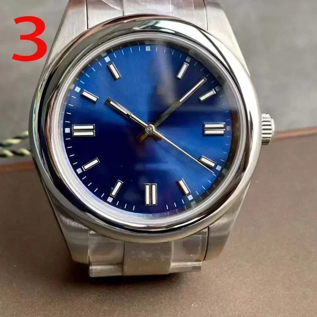 Customized Luxury Automatic Watch for Men Mechanical Watches Black Blue Luminous Women Stainless Steel  Sapphire Free shipping