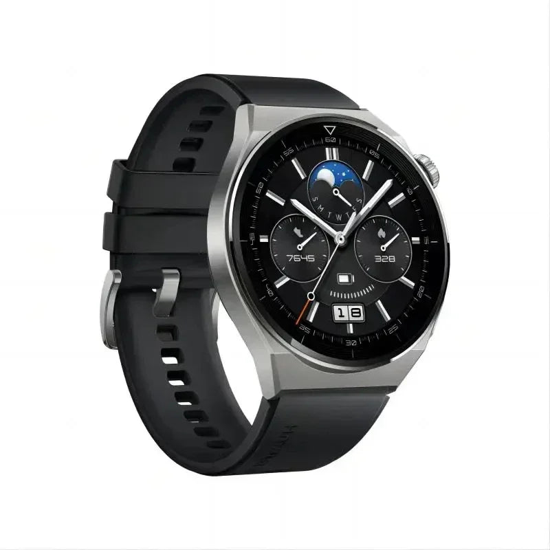 HUAWEI WATCH GT 3 Pro Titanium Body Sapphire Glass Mirror Diving Grade Waterproof 14 Days Long Battery Life Blood Oxygen Monitor