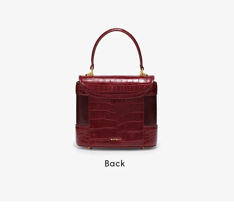 BAFELLI HANDBAG 2025 WOMEN'S NEW LEATHER PURSE EVENING DESIGNER BUCKET CAT LUXURY BRAND FASHION BUSINESS CASUAL BAGS