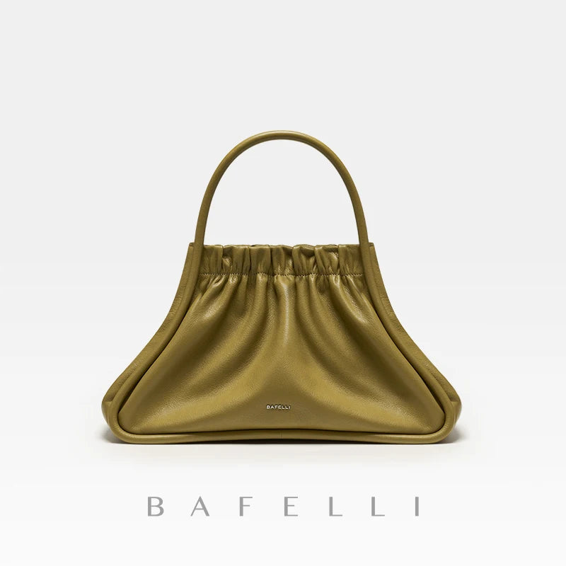 BAFELLI 2025 NEW WOMEN'S BAG STYLE GENUINE LEATHER PURSE LUXURY BRAND DESIGNER SHOULDER HANDBAGS QUALITY ORIGINAL TOTE