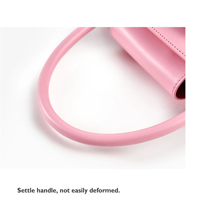 BAFELLI 2025 NEW WOMEN'S FASHION PINK EVENING HANDBAG SHOULDER BOXY BAG CASUAL PURSE LUXURY BRAND DESIGNER LEATHER TREND LADY