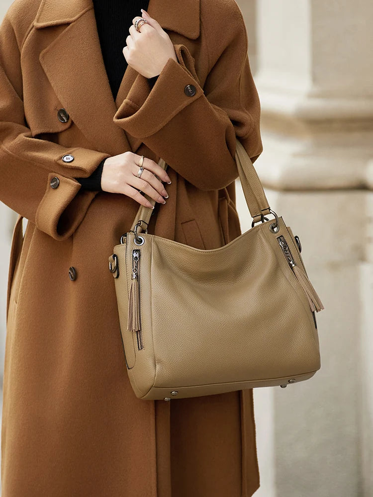 Limited Bag ZOOLER Brand Women Genuine Leather Shoulder Bags Female Leather Handbag Purses Cow Skin Bag Elegant Style #SC1753