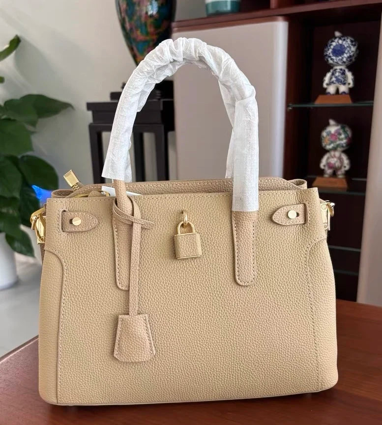 ZOOLER Real Soft Totes Genuine Leather Single Shoulder Bag Cow Skin Women  Milky Purses Quality Handbag Female#HY553