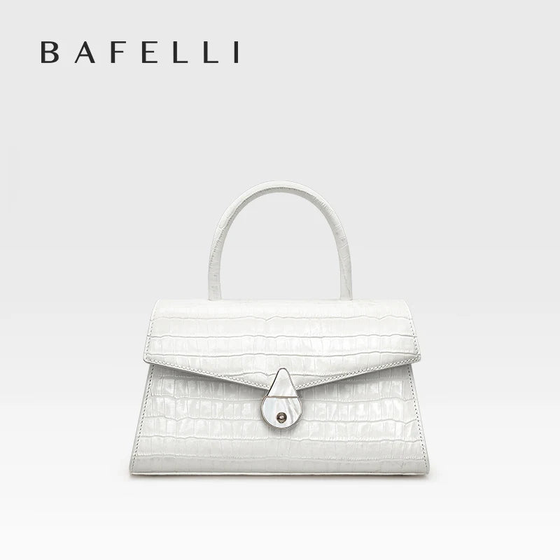 BAFELLI 2025 NEW WOMEN'S HANDBAG SUMMER FASHION TRENDING CASUAL LUXURY BRAND LEATHER ORIGINAL DESIGNER FEMALE OFFICE PURSE