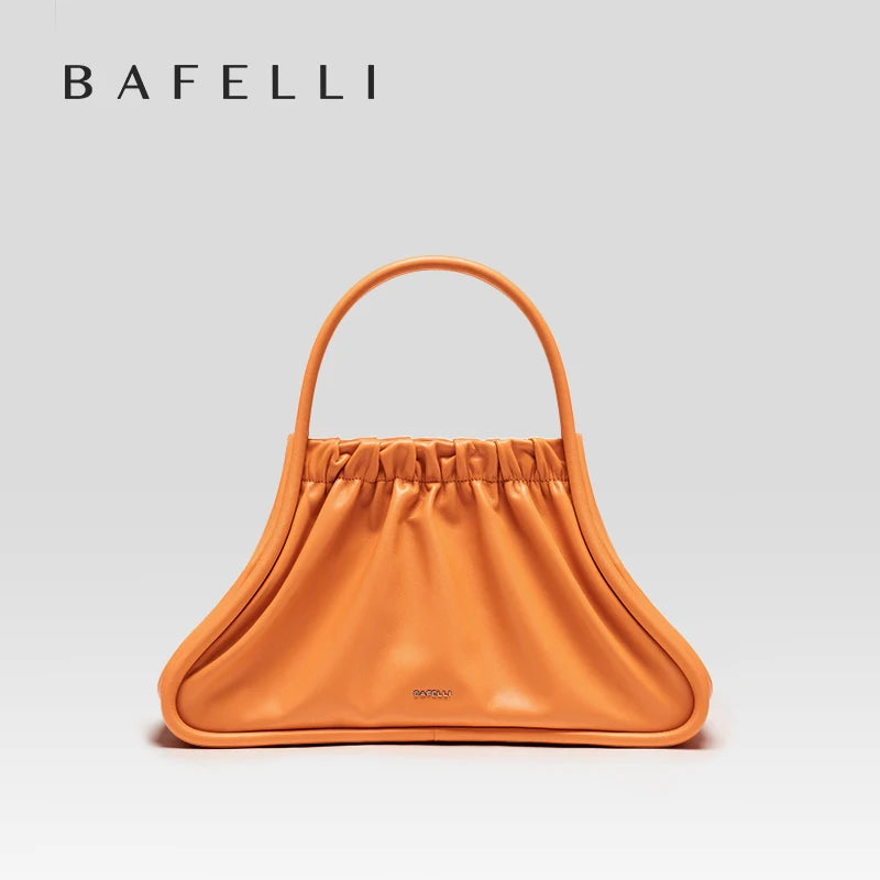 BAFELLI 2025 NEW WOMEN'S BAG STYLE GENUINE LEATHER PURSE LUXURY BRAND DESIGNER SHOULDER HANDBAGS QUALITY ORIGINAL TOTE