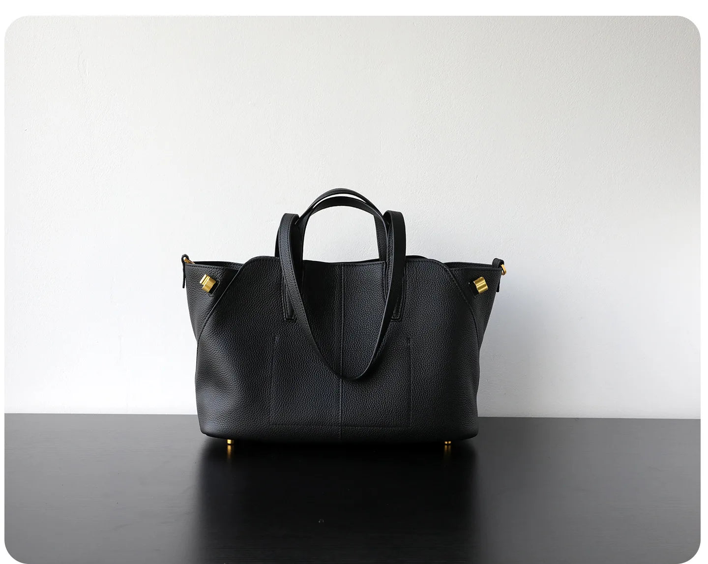 Motingsome Luxury Designer Bags Women Genuine Leather Handbag Fashionable Lady Large Capacity Tote Niche First-layer Cowhide Bag