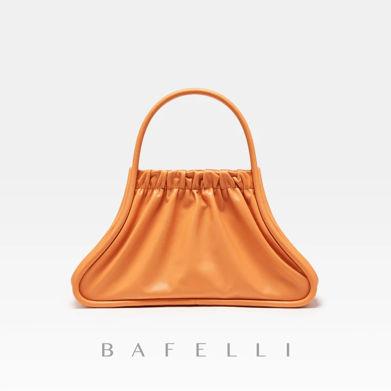 BAFELLI 2025 NEW WOMEN'S BAG STYLE GENUINE LEATHER PURSE LUXURY BRAND DESIGNER SHOULDER HANDBAGS QUALITY ORIGINAL TOTE